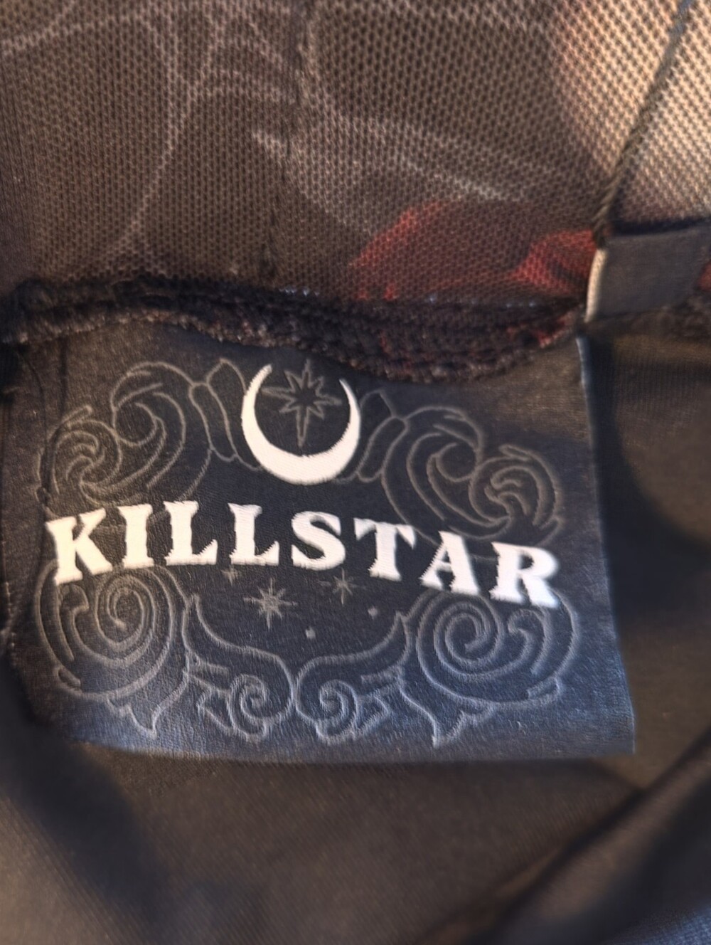 NWT Killstar Kleodora Gothic Black Sheer Skull & Rose Maxi Skirt, XS - Picture 9 of 15